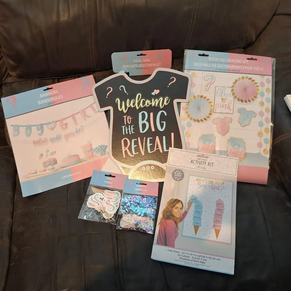 Gender Reveal Boy Or Girl Supplies & Decorations